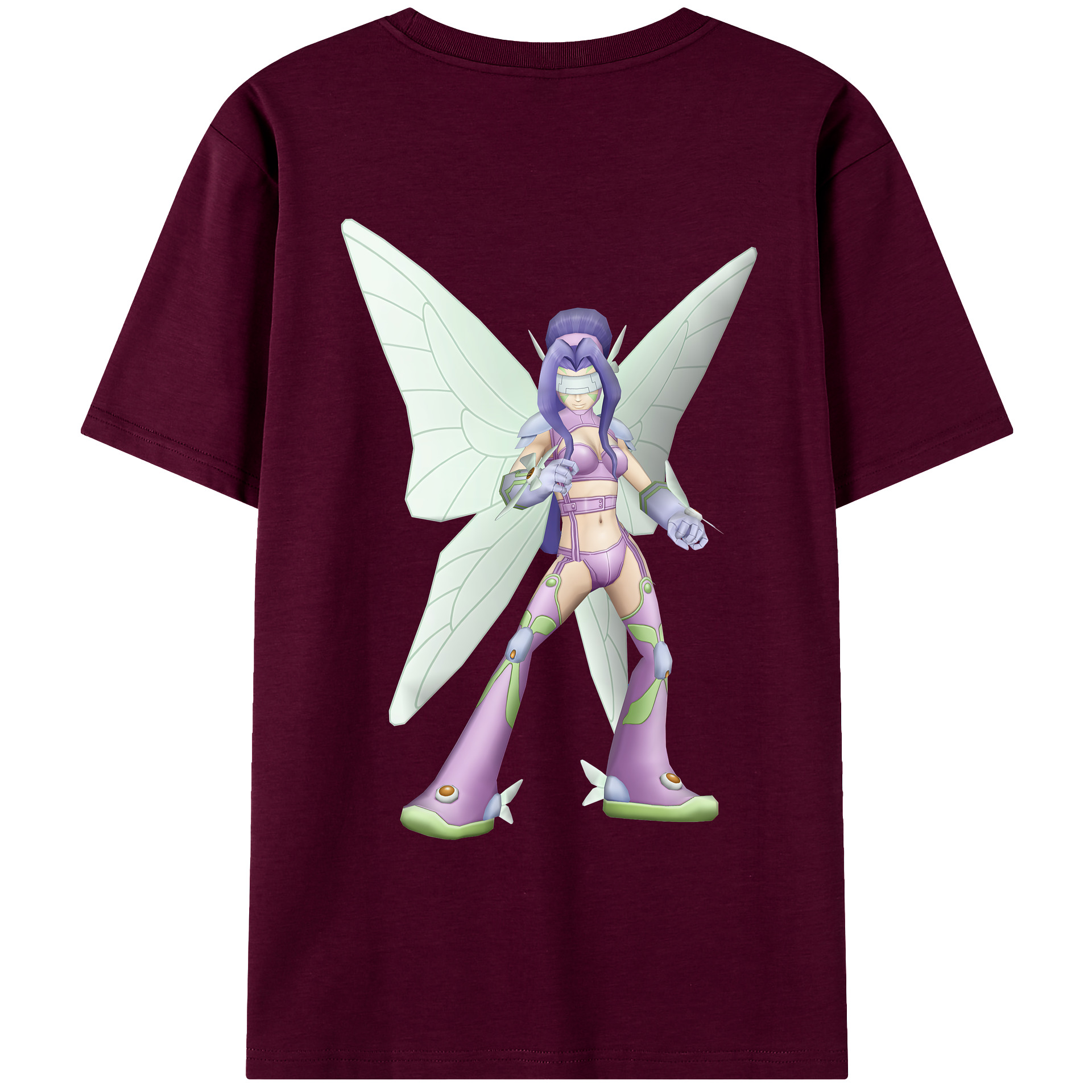 （画像用） Digimon デジタルモンスター/デジモン レディース半袖Tシャツ(バックプリント)